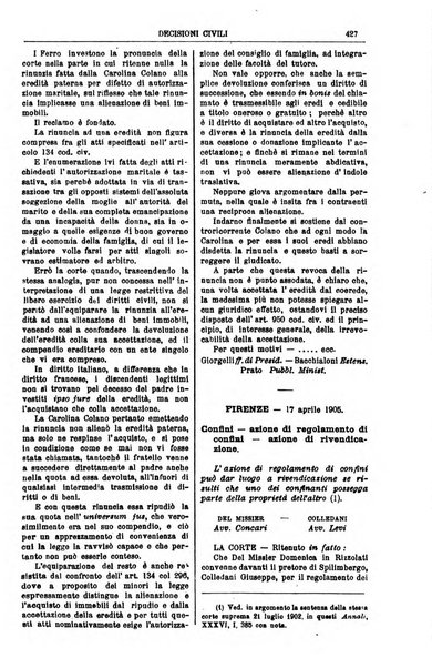 Annali della giurisprudenza italiana raccolta generale delle decisioni delle Corti di cassazione e d'appello in materia civile, criminale, commerciale, di diritto pubblico e amministrativo, e di procedura civile e penale