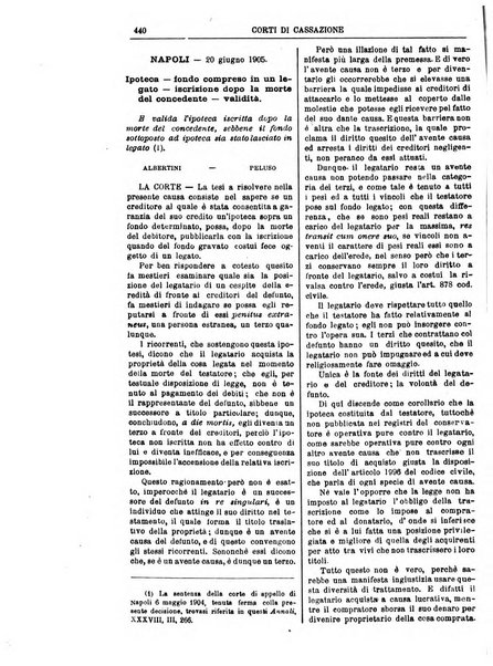 Annali della giurisprudenza italiana raccolta generale delle decisioni delle Corti di cassazione e d'appello in materia civile, criminale, commerciale, di diritto pubblico e amministrativo, e di procedura civile e penale