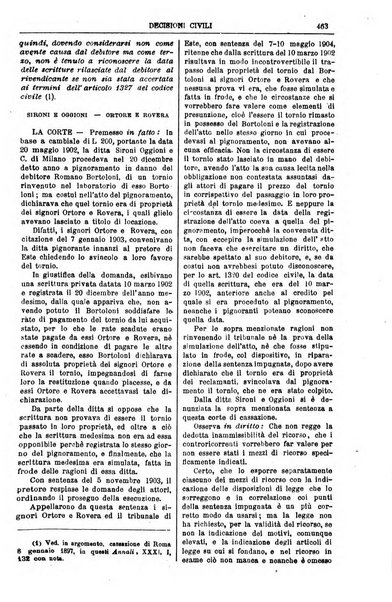 Annali della giurisprudenza italiana raccolta generale delle decisioni delle Corti di cassazione e d'appello in materia civile, criminale, commerciale, di diritto pubblico e amministrativo, e di procedura civile e penale