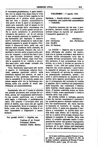 Annali della giurisprudenza italiana raccolta generale delle decisioni delle Corti di cassazione e d'appello in materia civile, criminale, commerciale, di diritto pubblico e amministrativo, e di procedura civile e penale