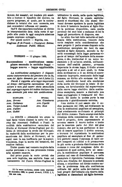 Annali della giurisprudenza italiana raccolta generale delle decisioni delle Corti di cassazione e d'appello in materia civile, criminale, commerciale, di diritto pubblico e amministrativo, e di procedura civile e penale