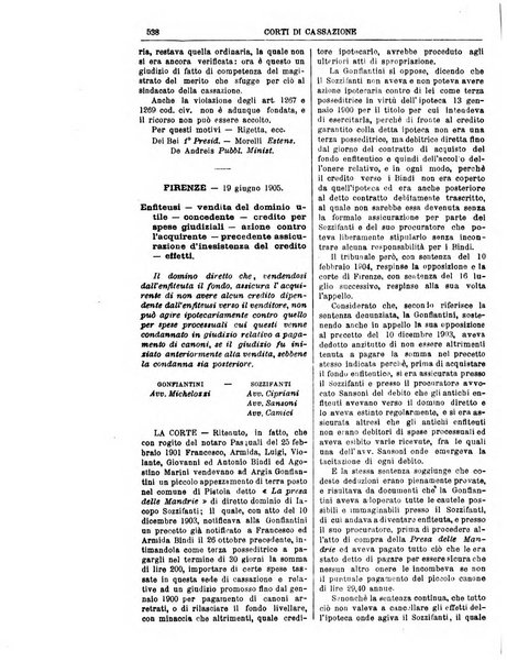 Annali della giurisprudenza italiana raccolta generale delle decisioni delle Corti di cassazione e d'appello in materia civile, criminale, commerciale, di diritto pubblico e amministrativo, e di procedura civile e penale