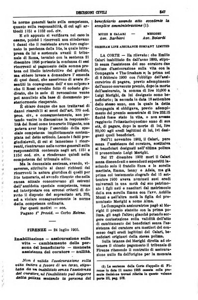 Annali della giurisprudenza italiana raccolta generale delle decisioni delle Corti di cassazione e d'appello in materia civile, criminale, commerciale, di diritto pubblico e amministrativo, e di procedura civile e penale