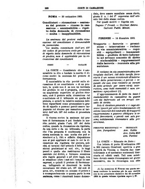 Annali della giurisprudenza italiana raccolta generale delle decisioni delle Corti di cassazione e d'appello in materia civile, criminale, commerciale, di diritto pubblico e amministrativo, e di procedura civile e penale