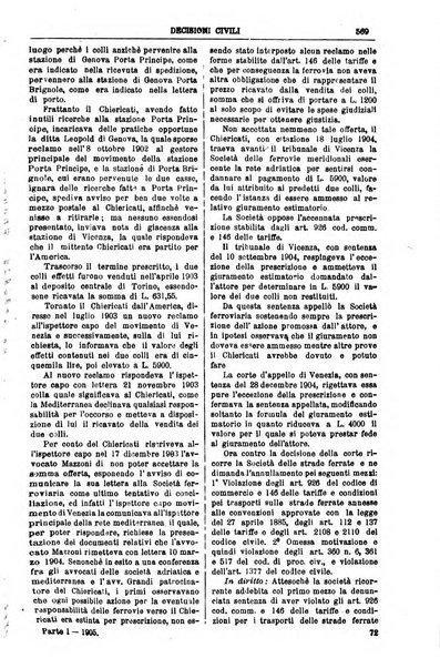 Annali della giurisprudenza italiana raccolta generale delle decisioni delle Corti di cassazione e d'appello in materia civile, criminale, commerciale, di diritto pubblico e amministrativo, e di procedura civile e penale