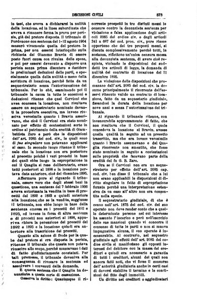 Annali della giurisprudenza italiana raccolta generale delle decisioni delle Corti di cassazione e d'appello in materia civile, criminale, commerciale, di diritto pubblico e amministrativo, e di procedura civile e penale