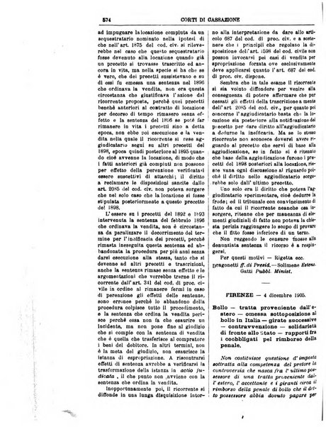 Annali della giurisprudenza italiana raccolta generale delle decisioni delle Corti di cassazione e d'appello in materia civile, criminale, commerciale, di diritto pubblico e amministrativo, e di procedura civile e penale