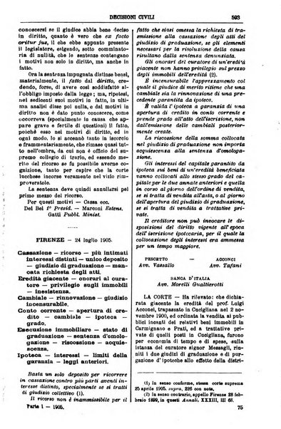 Annali della giurisprudenza italiana raccolta generale delle decisioni delle Corti di cassazione e d'appello in materia civile, criminale, commerciale, di diritto pubblico e amministrativo, e di procedura civile e penale