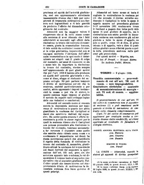 Annali della giurisprudenza italiana raccolta generale delle decisioni delle Corti di cassazione e d'appello in materia civile, criminale, commerciale, di diritto pubblico e amministrativo, e di procedura civile e penale