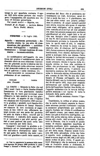 Annali della giurisprudenza italiana raccolta generale delle decisioni delle Corti di cassazione e d'appello in materia civile, criminale, commerciale, di diritto pubblico e amministrativo, e di procedura civile e penale