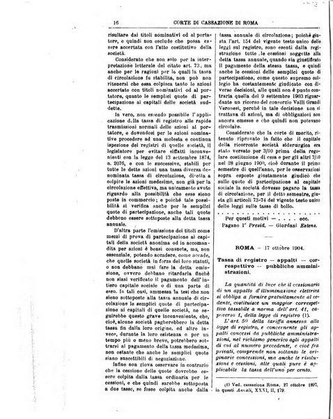 Annali della giurisprudenza italiana raccolta generale delle decisioni delle Corti di cassazione e d'appello in materia civile, criminale, commerciale, di diritto pubblico e amministrativo, e di procedura civile e penale