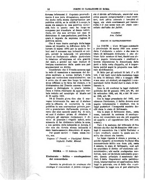 Annali della giurisprudenza italiana raccolta generale delle decisioni delle Corti di cassazione e d'appello in materia civile, criminale, commerciale, di diritto pubblico e amministrativo, e di procedura civile e penale