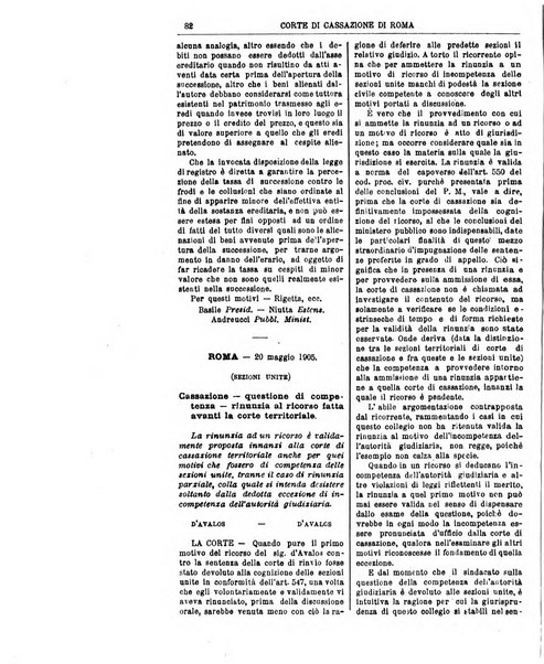 Annali della giurisprudenza italiana raccolta generale delle decisioni delle Corti di cassazione e d'appello in materia civile, criminale, commerciale, di diritto pubblico e amministrativo, e di procedura civile e penale