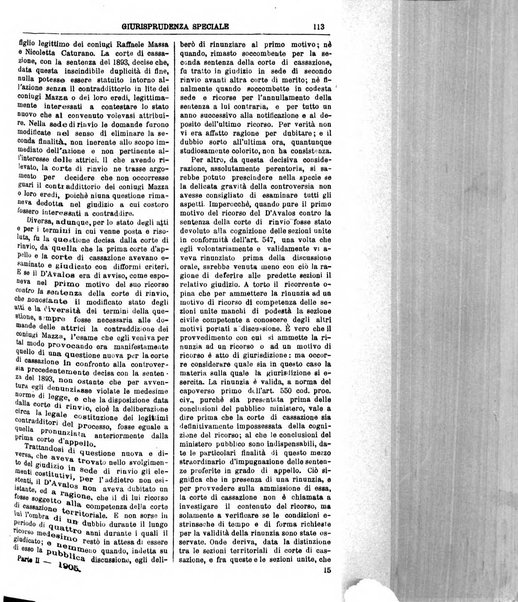 Annali della giurisprudenza italiana raccolta generale delle decisioni delle Corti di cassazione e d'appello in materia civile, criminale, commerciale, di diritto pubblico e amministrativo, e di procedura civile e penale