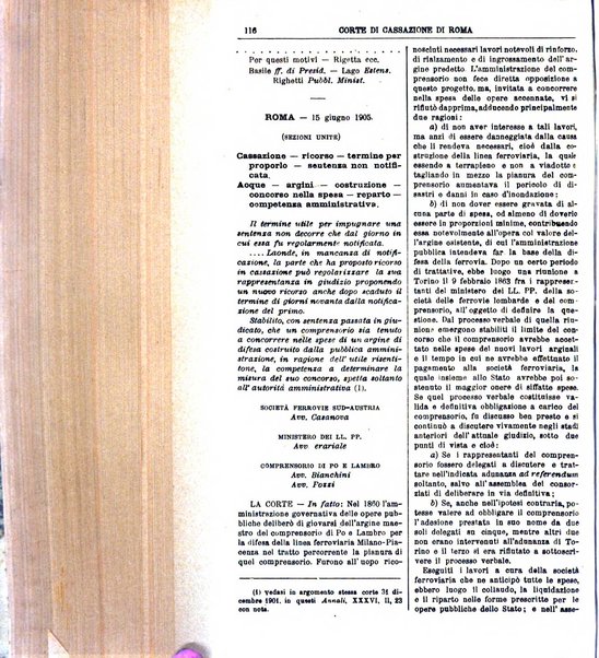 Annali della giurisprudenza italiana raccolta generale delle decisioni delle Corti di cassazione e d'appello in materia civile, criminale, commerciale, di diritto pubblico e amministrativo, e di procedura civile e penale