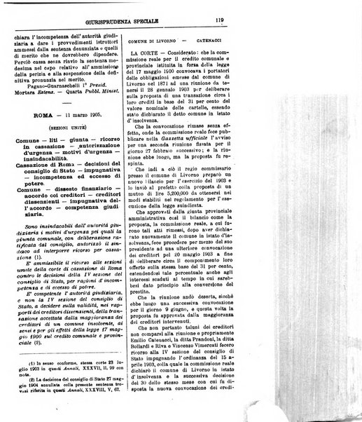 Annali della giurisprudenza italiana raccolta generale delle decisioni delle Corti di cassazione e d'appello in materia civile, criminale, commerciale, di diritto pubblico e amministrativo, e di procedura civile e penale