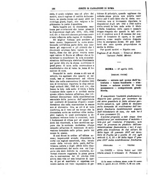 Annali della giurisprudenza italiana raccolta generale delle decisioni delle Corti di cassazione e d'appello in materia civile, criminale, commerciale, di diritto pubblico e amministrativo, e di procedura civile e penale