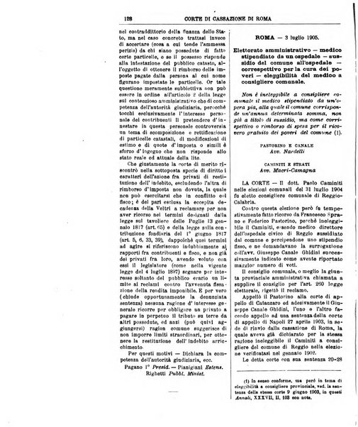 Annali della giurisprudenza italiana raccolta generale delle decisioni delle Corti di cassazione e d'appello in materia civile, criminale, commerciale, di diritto pubblico e amministrativo, e di procedura civile e penale