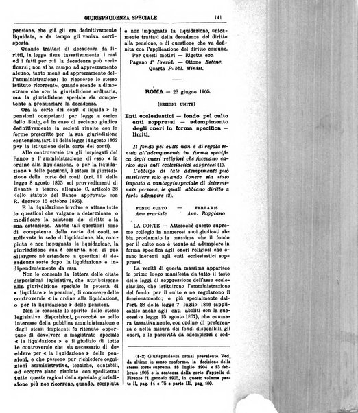 Annali della giurisprudenza italiana raccolta generale delle decisioni delle Corti di cassazione e d'appello in materia civile, criminale, commerciale, di diritto pubblico e amministrativo, e di procedura civile e penale