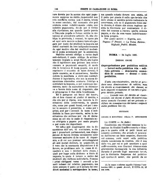 Annali della giurisprudenza italiana raccolta generale delle decisioni delle Corti di cassazione e d'appello in materia civile, criminale, commerciale, di diritto pubblico e amministrativo, e di procedura civile e penale