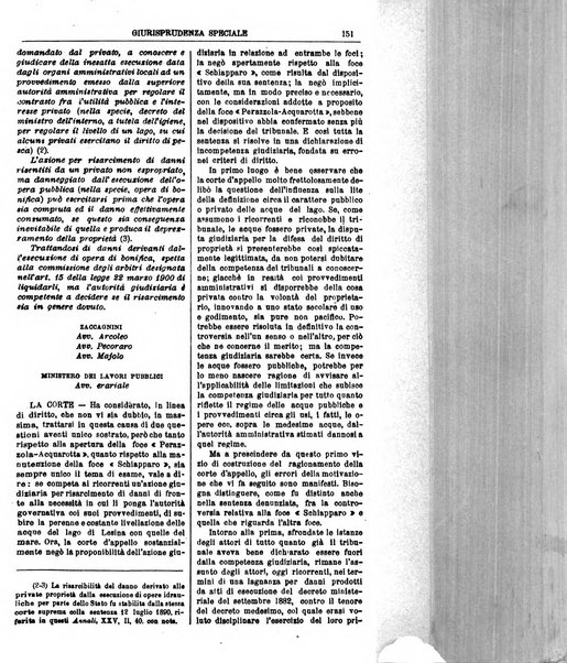 Annali della giurisprudenza italiana raccolta generale delle decisioni delle Corti di cassazione e d'appello in materia civile, criminale, commerciale, di diritto pubblico e amministrativo, e di procedura civile e penale