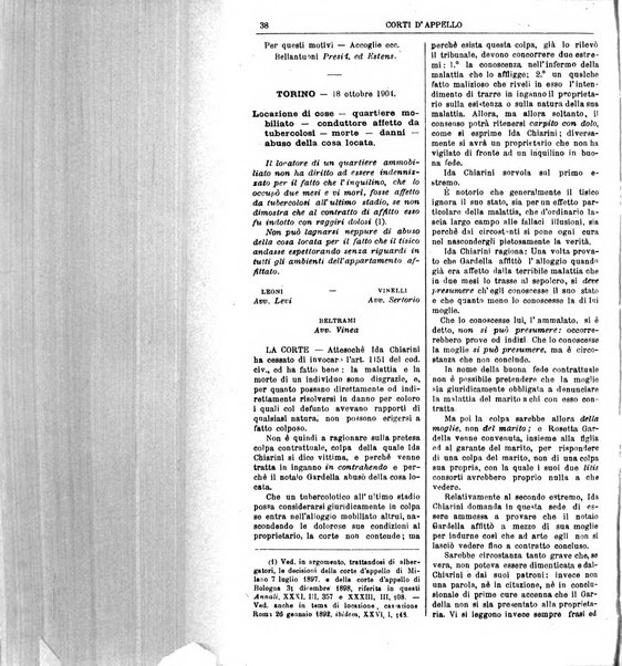 Annali della giurisprudenza italiana raccolta generale delle decisioni delle Corti di cassazione e d'appello in materia civile, criminale, commerciale, di diritto pubblico e amministrativo, e di procedura civile e penale