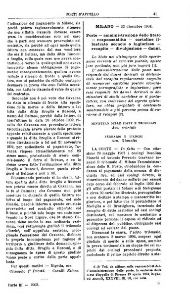 Annali della giurisprudenza italiana raccolta generale delle decisioni delle Corti di cassazione e d'appello in materia civile, criminale, commerciale, di diritto pubblico e amministrativo, e di procedura civile e penale