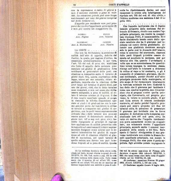 Annali della giurisprudenza italiana raccolta generale delle decisioni delle Corti di cassazione e d'appello in materia civile, criminale, commerciale, di diritto pubblico e amministrativo, e di procedura civile e penale