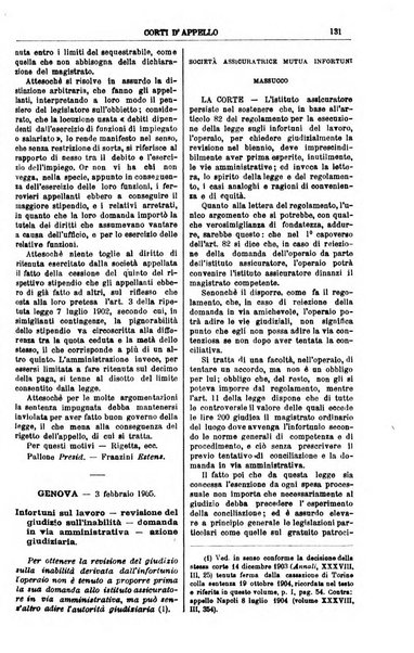 Annali della giurisprudenza italiana raccolta generale delle decisioni delle Corti di cassazione e d'appello in materia civile, criminale, commerciale, di diritto pubblico e amministrativo, e di procedura civile e penale