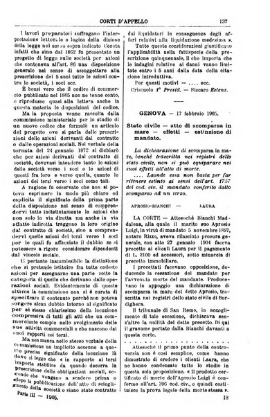 Annali della giurisprudenza italiana raccolta generale delle decisioni delle Corti di cassazione e d'appello in materia civile, criminale, commerciale, di diritto pubblico e amministrativo, e di procedura civile e penale