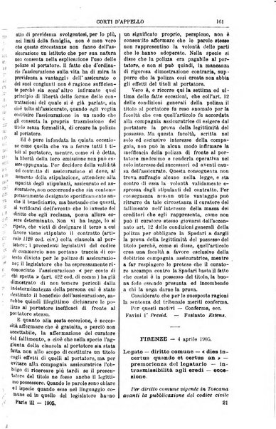 Annali della giurisprudenza italiana raccolta generale delle decisioni delle Corti di cassazione e d'appello in materia civile, criminale, commerciale, di diritto pubblico e amministrativo, e di procedura civile e penale