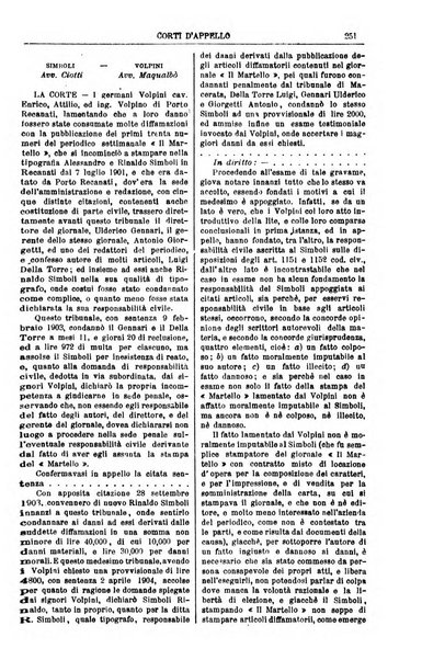 Annali della giurisprudenza italiana raccolta generale delle decisioni delle Corti di cassazione e d'appello in materia civile, criminale, commerciale, di diritto pubblico e amministrativo, e di procedura civile e penale