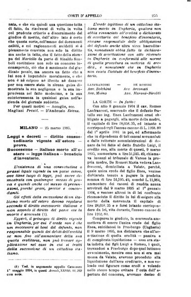 Annali della giurisprudenza italiana raccolta generale delle decisioni delle Corti di cassazione e d'appello in materia civile, criminale, commerciale, di diritto pubblico e amministrativo, e di procedura civile e penale