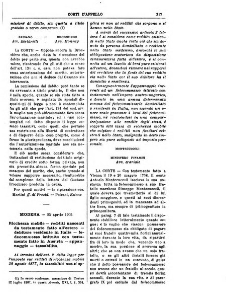 Annali della giurisprudenza italiana raccolta generale delle decisioni delle Corti di cassazione e d'appello in materia civile, criminale, commerciale, di diritto pubblico e amministrativo, e di procedura civile e penale