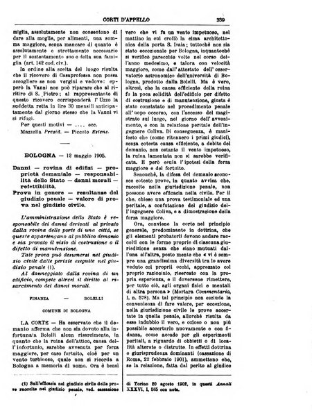 Annali della giurisprudenza italiana raccolta generale delle decisioni delle Corti di cassazione e d'appello in materia civile, criminale, commerciale, di diritto pubblico e amministrativo, e di procedura civile e penale