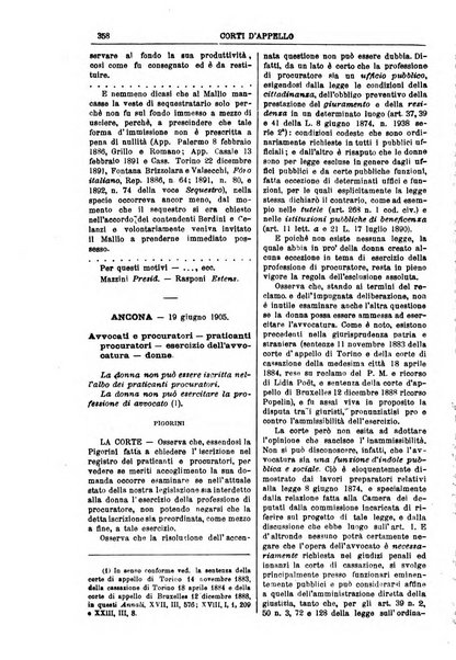 Annali della giurisprudenza italiana raccolta generale delle decisioni delle Corti di cassazione e d'appello in materia civile, criminale, commerciale, di diritto pubblico e amministrativo, e di procedura civile e penale