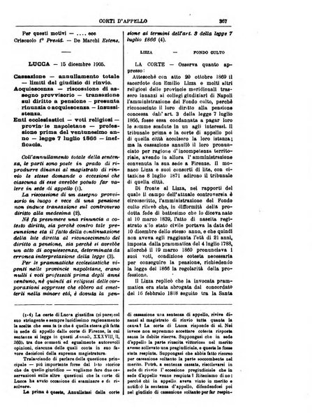 Annali della giurisprudenza italiana raccolta generale delle decisioni delle Corti di cassazione e d'appello in materia civile, criminale, commerciale, di diritto pubblico e amministrativo, e di procedura civile e penale