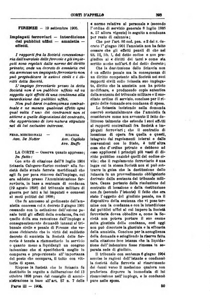 Annali della giurisprudenza italiana raccolta generale delle decisioni delle Corti di cassazione e d'appello in materia civile, criminale, commerciale, di diritto pubblico e amministrativo, e di procedura civile e penale