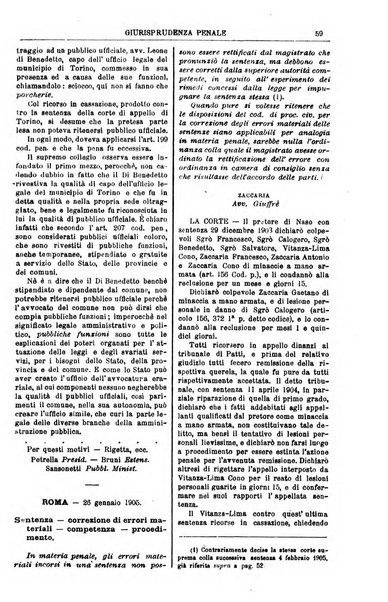 Annali della giurisprudenza italiana raccolta generale delle decisioni delle Corti di cassazione e d'appello in materia civile, criminale, commerciale, di diritto pubblico e amministrativo, e di procedura civile e penale