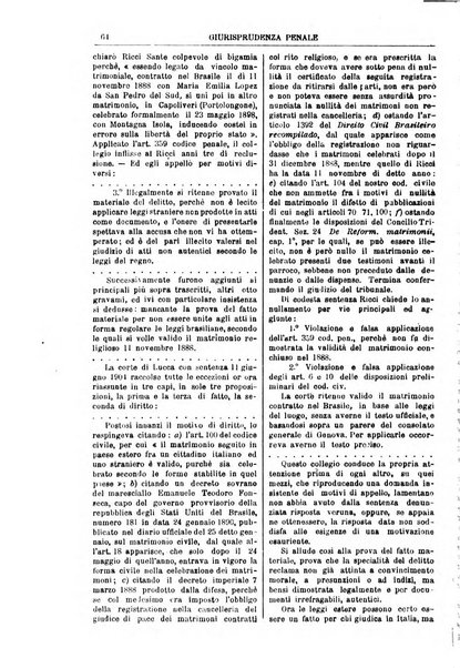 Annali della giurisprudenza italiana raccolta generale delle decisioni delle Corti di cassazione e d'appello in materia civile, criminale, commerciale, di diritto pubblico e amministrativo, e di procedura civile e penale