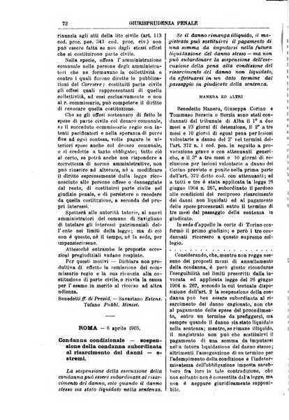 Annali della giurisprudenza italiana raccolta generale delle decisioni delle Corti di cassazione e d'appello in materia civile, criminale, commerciale, di diritto pubblico e amministrativo, e di procedura civile e penale