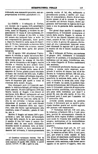 Annali della giurisprudenza italiana raccolta generale delle decisioni delle Corti di cassazione e d'appello in materia civile, criminale, commerciale, di diritto pubblico e amministrativo, e di procedura civile e penale