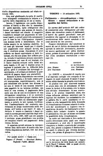 Annali della giurisprudenza italiana raccolta generale delle decisioni delle Corti di cassazione e d'appello in materia civile, criminale, commerciale, di diritto pubblico e amministrativo, e di procedura civile e penale