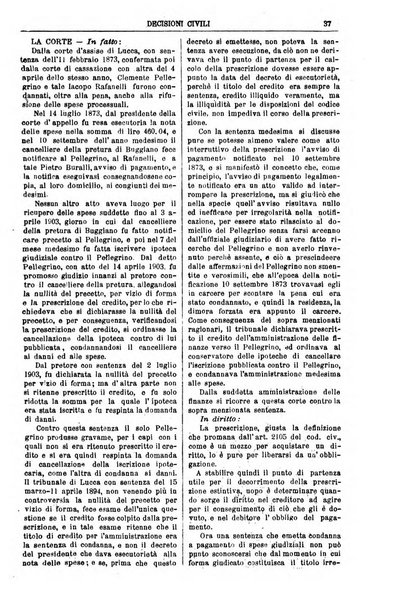 Annali della giurisprudenza italiana raccolta generale delle decisioni delle Corti di cassazione e d'appello in materia civile, criminale, commerciale, di diritto pubblico e amministrativo, e di procedura civile e penale