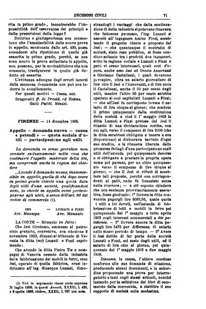 Annali della giurisprudenza italiana raccolta generale delle decisioni delle Corti di cassazione e d'appello in materia civile, criminale, commerciale, di diritto pubblico e amministrativo, e di procedura civile e penale