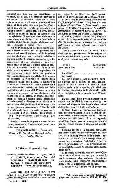 Annali della giurisprudenza italiana raccolta generale delle decisioni delle Corti di cassazione e d'appello in materia civile, criminale, commerciale, di diritto pubblico e amministrativo, e di procedura civile e penale