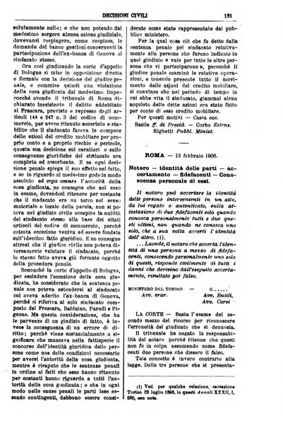 Annali della giurisprudenza italiana raccolta generale delle decisioni delle Corti di cassazione e d'appello in materia civile, criminale, commerciale, di diritto pubblico e amministrativo, e di procedura civile e penale