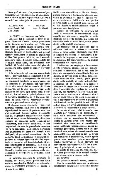 Annali della giurisprudenza italiana raccolta generale delle decisioni delle Corti di cassazione e d'appello in materia civile, criminale, commerciale, di diritto pubblico e amministrativo, e di procedura civile e penale