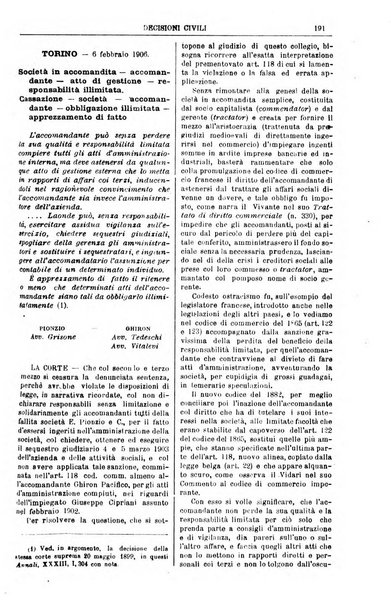 Annali della giurisprudenza italiana raccolta generale delle decisioni delle Corti di cassazione e d'appello in materia civile, criminale, commerciale, di diritto pubblico e amministrativo, e di procedura civile e penale