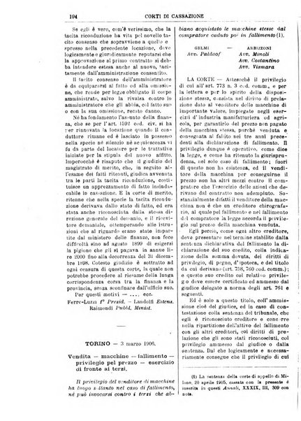 Annali della giurisprudenza italiana raccolta generale delle decisioni delle Corti di cassazione e d'appello in materia civile, criminale, commerciale, di diritto pubblico e amministrativo, e di procedura civile e penale